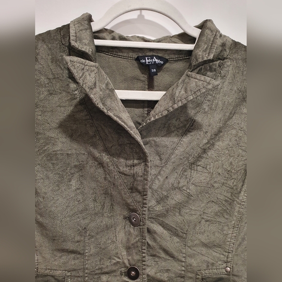 Eric Alexandre 2 piece Coord, button jacket (size 38) and pants (size 44) green - Picture 4 of 7